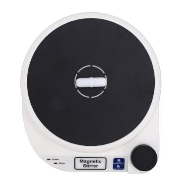 Imagem de Asixxsix Agitador magnético de 3 litros, 2000 RPM, pequeno misturador magnético com controle de velocidade por botão, para pesquisa científica em laboratório. (Plugue UE 100-240V)