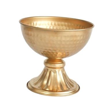 Imagem de Kuntesetty Vaso de flores Arranjo floral Plantador de ornamento de planta de ferro decorativo para lareira Plataforma de quarto da casa do dia dos namorados do, Altura 16.7 Cm