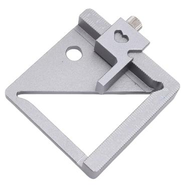 Imagem de Hyuduo Régua de Medição para Carpintaria, Ferramenta Multifuncional de Liga de Alumínio para Marcação de ângulo de, Largura, Diâmetro, Desenho de Linha 45 90 e Ponto Central, Ideal para Montagem de