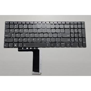 Imagem de Teclado mBook Compatível com Notebook Lenovo Ideapad 3-15iml05 Com Led Com Detalhes Estéticos ESPEC119