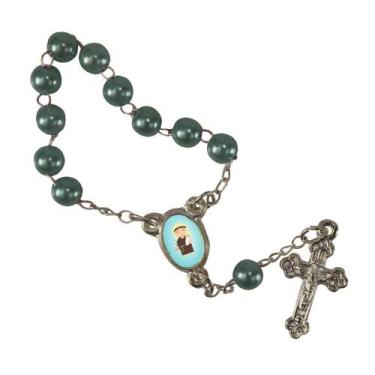 Imagem de Mini Terço de Santo Antônio Infantil - SJO, Verde