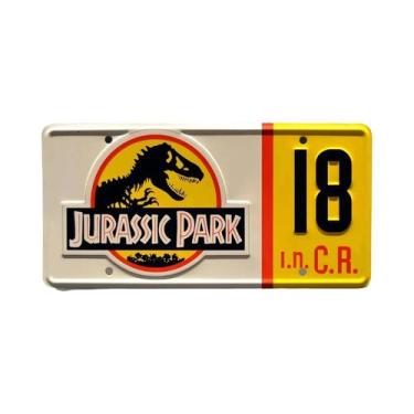 Imagem de Placa De Metal Vintage Jurassic Park Para Decoração De Clubes, Bares, 