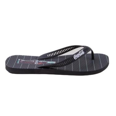 Imagem de Chinelo Coca Cola Soda Fountain Masculino Preto - 37/38-Masculino