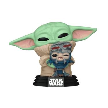 Imagem de Boneco Funko Pop! Star Wars Mandalorian - Grogu Com Droidsmith