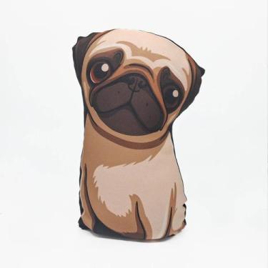 Imagem de Peso de Porta Cachorro Pug Decoração Divertida - Geek Vip