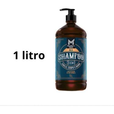 Imagem de Shampoo masculino importado 3 em 1 members mark 1l limpeza completa  c
