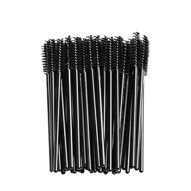 Imagem de 100 pincéis descartáveis para cílios para extensão de cílios e sobrancelhas e maquiagem/beleza
