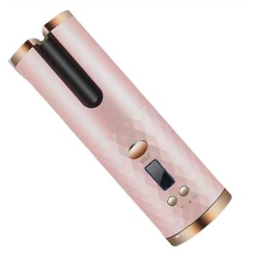 Imagem de Sem Fio Escova Alisadora Bivolt 5 em 1 - Alisa, Hidrata, Modela, Alinha e Anti-Frizz, Ideal para Cabelos Brasileiros(Rosa(Cachos))