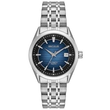 Imagem de Relógio Seculus Automático 77349G0SVNA2 Azul-Masculino