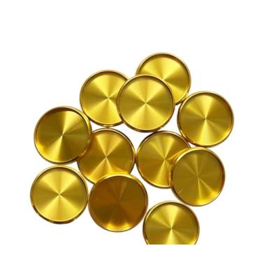 Imagem de Discos planejadores de alumínio premium – Pacote com 11 – Virar página suave – Compatível com Happy Planner, TUL, ARC – FeroniArt (Ouro, 1)