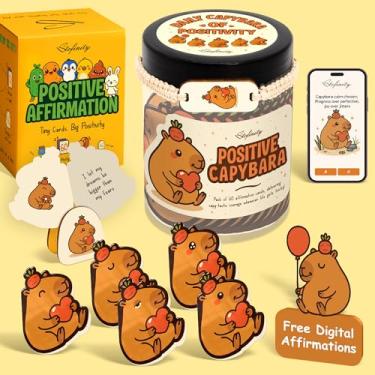 Imagem de Stofinity Presentes de capivara de apoio emocional para meninas - Presente de aniversário de capivara para mulheres, presentes de Natal para adolescentes e meninas, presente de volta às aulas para