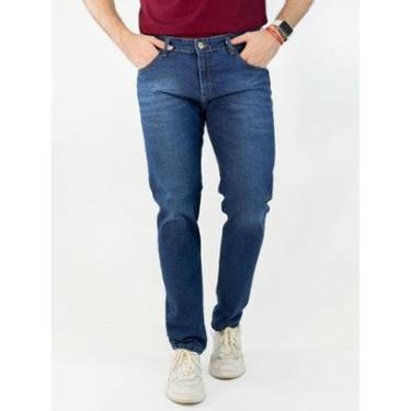 Imagem de Calça Masculina Slim Jeans Clássica Algodão Anticorpus-Masculino