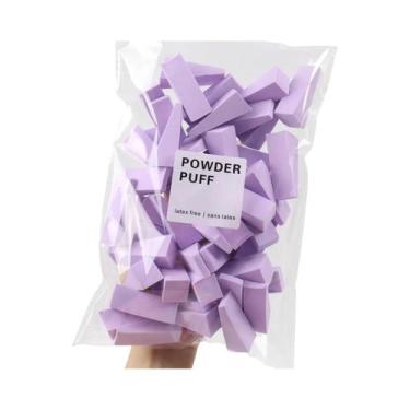 Imagem de Esponja De Maquiagem Macia 50 Peças Para Base, Corretivo, Creme E Pó  