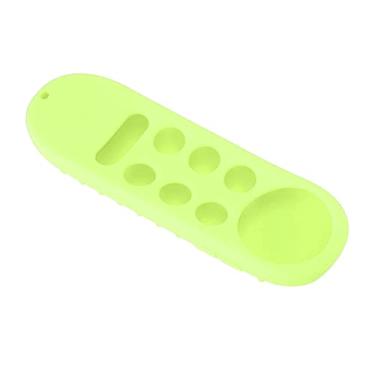 Imagem de GLOGLOW Capa de Controle Remoto de Silicone para Dispositivo Eletrônico Portátil para Com TV, à Prova de Choque, Antiderrapante, Leve, 27g, Inclui Cordão para Com (Verde Luminoso)