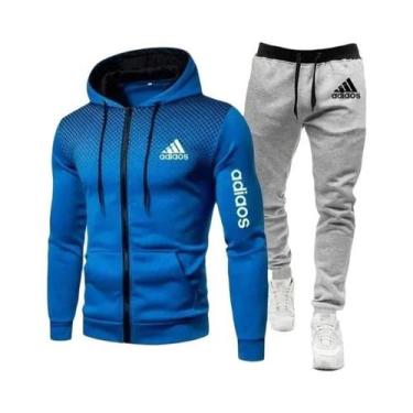 Imagem de Conjunto De Moletom Masculino Para Academia, Moda Esportiva, Roupas Pa