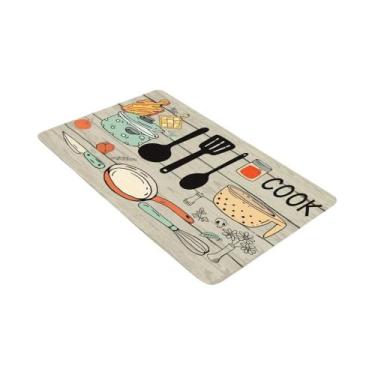 Imagem de Tapete De Cozinha Para Crianças, Antiderrapante, Interativo, Brinquedo