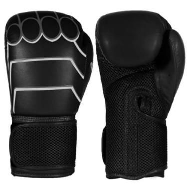 Imagem de Luva Muay Thai Boxe Infantil Hero 8oz - MKS Combat (PRETO, 8 oz)