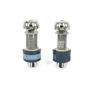 Imagem de Tubo de vácuo 6V6GT substitui 6V6GT/CV511/6P6P correspondência de precisão adequada para amplificador de potência (2 peças)