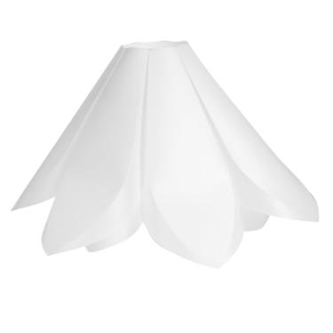 Imagem de UKCOCO Abajur de flor de lírio capa de luz de substituição moderna fácil montagem design floral para lustre candeeiros de mesa material para decoração de casa