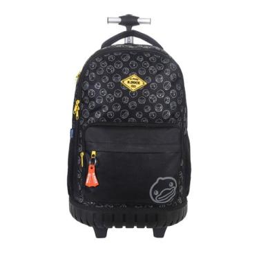 Imagem de Mala Escolar de Rodinhas Premium B.Duck Preta Container Kids