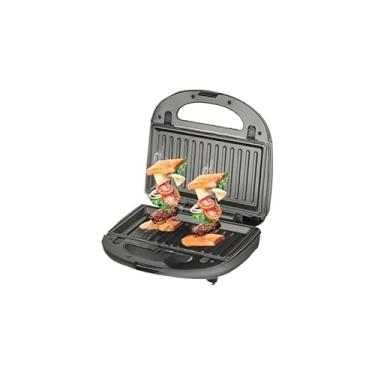 Imagem de Máquina 6 em 1 Multifuncional - Donuts, Torradeira, Waffles, Nozes, Sanduicheira e Grill, 110V Compatível com Rede Brasileira, Prática para Casa e Festas