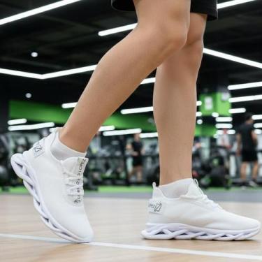 Imagem de Tênis Racer Masculino De Academia Corrida Caminhada Com Design Leve E 