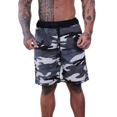 Imagem de Bermuda MXD Conceito Moletom Slim Camuflado Moderno Premium-Masculino