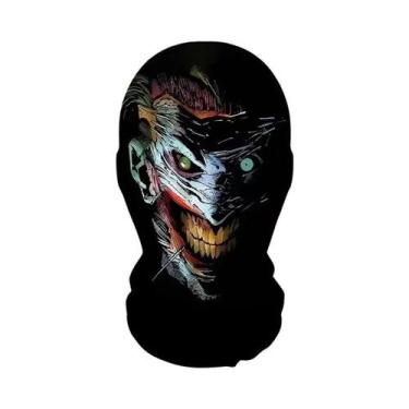 Imagem de Máscara De Esqueleto Assustadora Para Halloween, Capuz De Malha Elásti