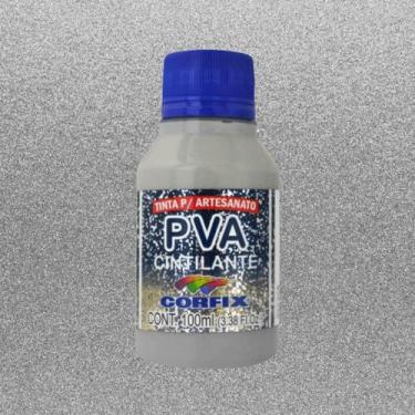 Imagem de Tinta Pva Cintilante 100 Ml Corfix, CINZA - 468