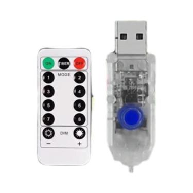 Imagem de Luzes De Fada Em Cascata LED USB 280, 3M, Guirlanda Externa, 8 Modos, 