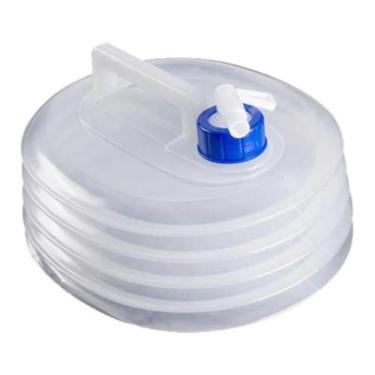 Imagem de Galão Reservatório Tanque Cantil Água Dobrável Retrátil 15L - GETWELL