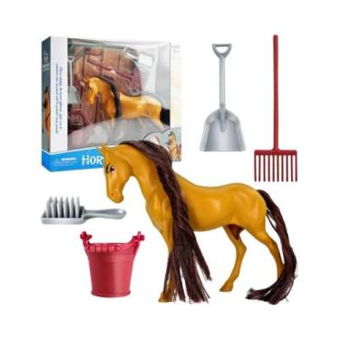 Imagem de Brinquedos De Modelos De Animais De Fazenda De Cavalos De Rancho, Pres