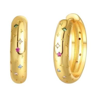 Imagem de Brincos De Pérola Clássicos Em Ouro 925 Para Mulheres, Elegantes Para 