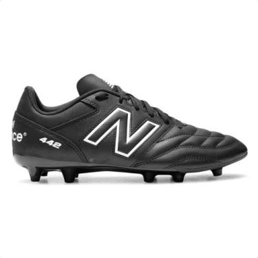 Imagem de Chuteira Campo New Balance 442 V2 Academy Fg Masculina, 38, Preto, Bra