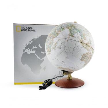 Imagem de Globo Terrestre Decorativo Iluminado Gold Executive 30cm National Geographic Tecnodidattica