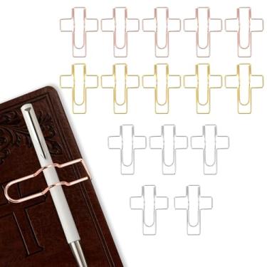 Imagem de Koudindg Pacote com 15 porta-canetas mentais para caderno, suporte de caneta cruzada, 3 cores, suprimentos de estudo da Bíblia, presentes cristãos para mulheres, suprimentos de diário bíblico