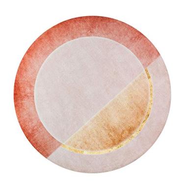 Imagem de Tapete super macio tapete criativo simples sala de estar mesa de café quarto tapete redondo para sala de estar (tamanho: 120 cm 120 cm) (150 cm * 150 cm)