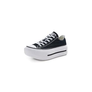Imagem de Converse Chuck Taylor All Star Lift Double Stack feminino, Preto/branco/preto, 36