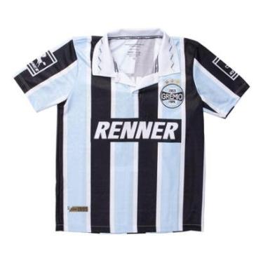 Imagem de Camiseta Juvenil Betel Grêmio Retrô Libertadores 1995 Azul-Masculino
