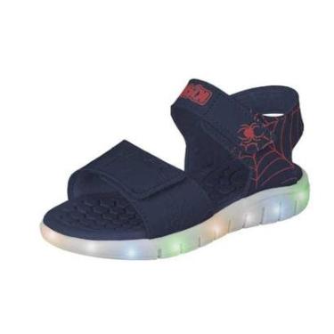Imagem de Sandália Infantil Menino Kidy Wave Light Luzes LED Azul-Feminino