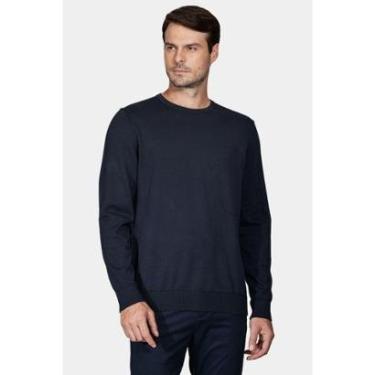 Imagem de Tricot Aramis Manga Longa Gola Careca Marinho-Masculino