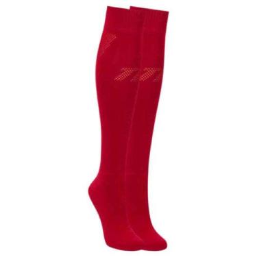 Imagem de Meião de Futebol Microfibra Cano Longo Trifil, Vermelho, 39/43