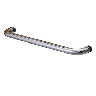 Imagem de BAZAC Puxador de vidro para porta de chuveiro de aço inoxidável, maçanetas de porta de banheiro peças de substituição de trilho de barra de toalha de lado único - 300 mm