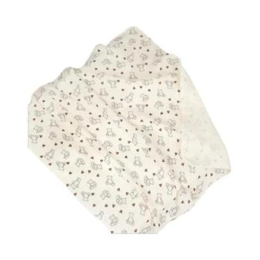 Imagem de Manta De Algodão Muslin Para Bebês, Macia E Respirável, Com Estampa De