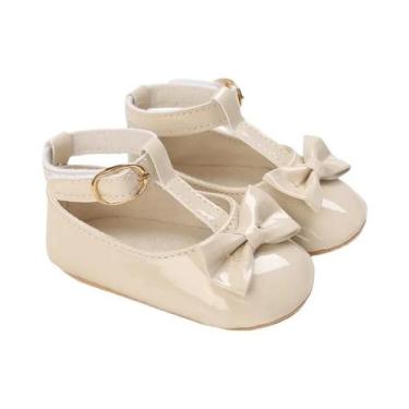 Imagem de Sapatos Princesa Apricot Para Meninas Recém-Nascidas De 0 a 1 Ano, Sap