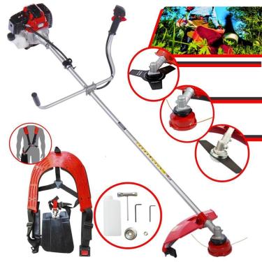 Imagem de Roçadeira Toyama Rt43l 43cc 1,7hp + Carretel + Facas 2p + 3p