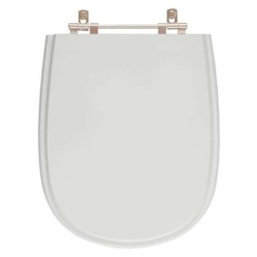 Imagem de Assento Sanitario Poliester Paris Sterling Silver (cinza Claro) Para Vaso Ideal Standard