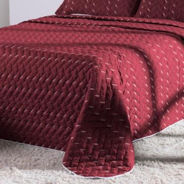 Imagem de Kit 3 Pçs Cobre Leito Casal Queen Heitor Hipercal 400 Fios Bordado Cor