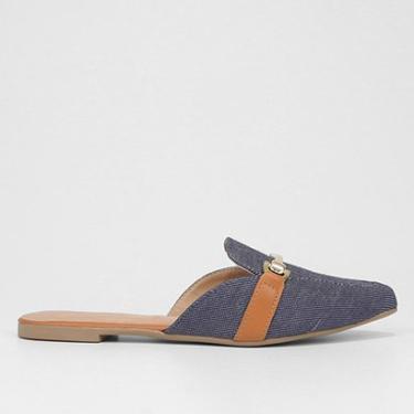 Imagem de Mule Jelly Bean Metal Bico Fino Feminino-Feminino