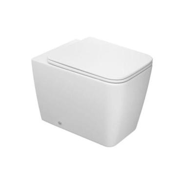 Imagem de Kit Vaso Sanitário Convencional Completo Slim Total Clean Branco Deca